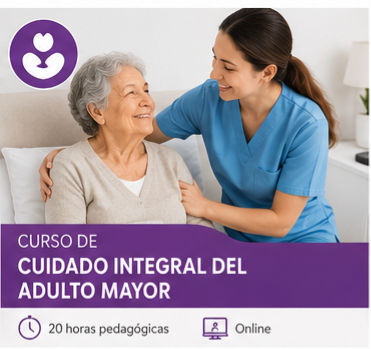 Profesional de salud acompañando a una persona mayor